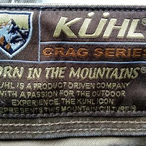 Kuhl 38X32 Brown Crag Series Hiking Pants Great